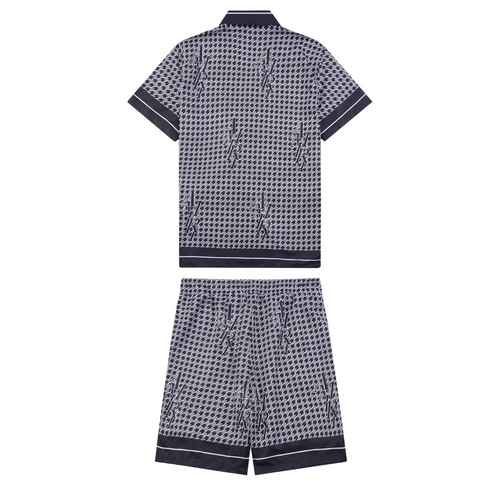Amr Staggard Silk Short Set