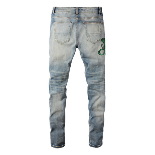 Amr Snake Blue Jeans