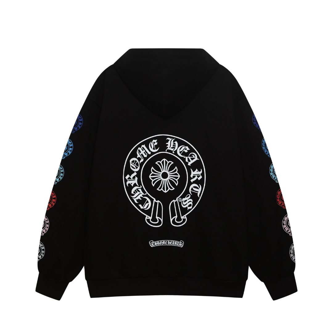 Chrome Zip Hoodie