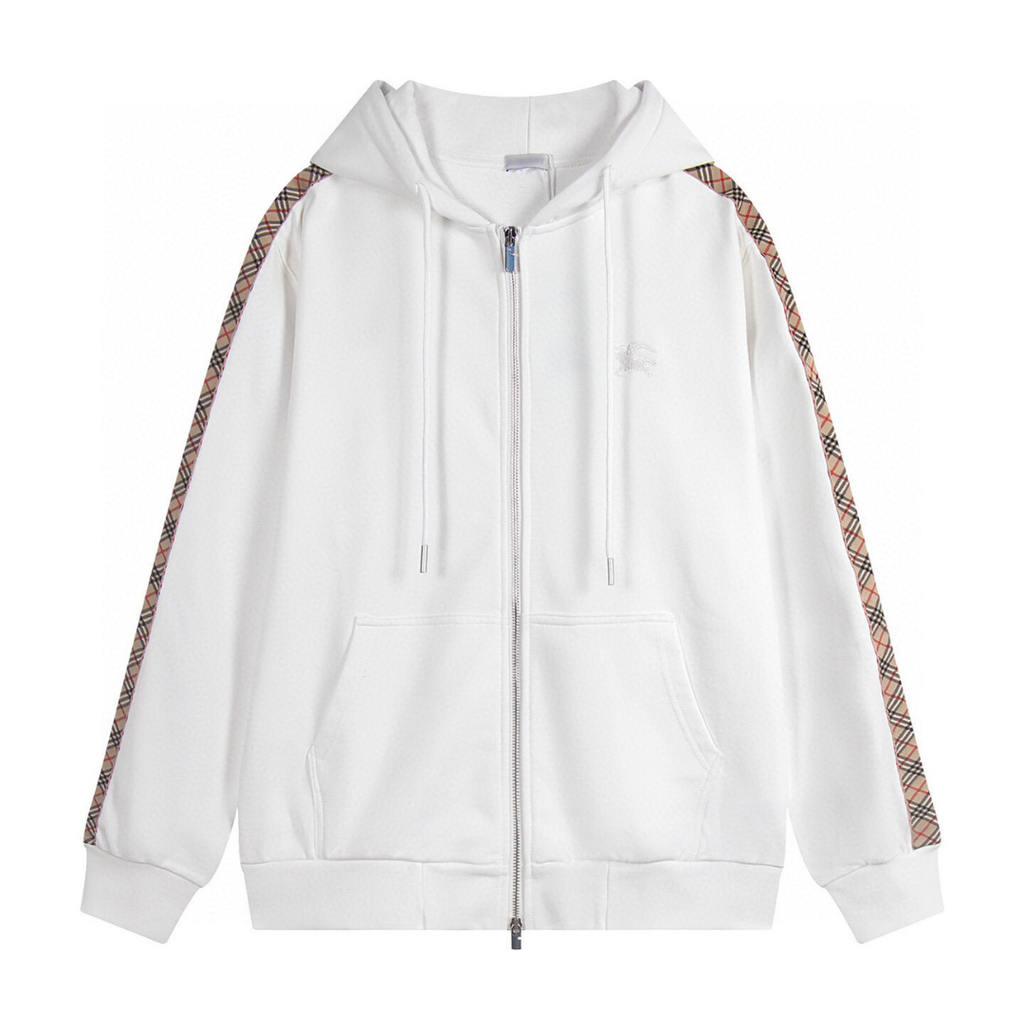Monogram Zip Hoodie