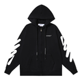 Off-W Monogram Zip Hoodie