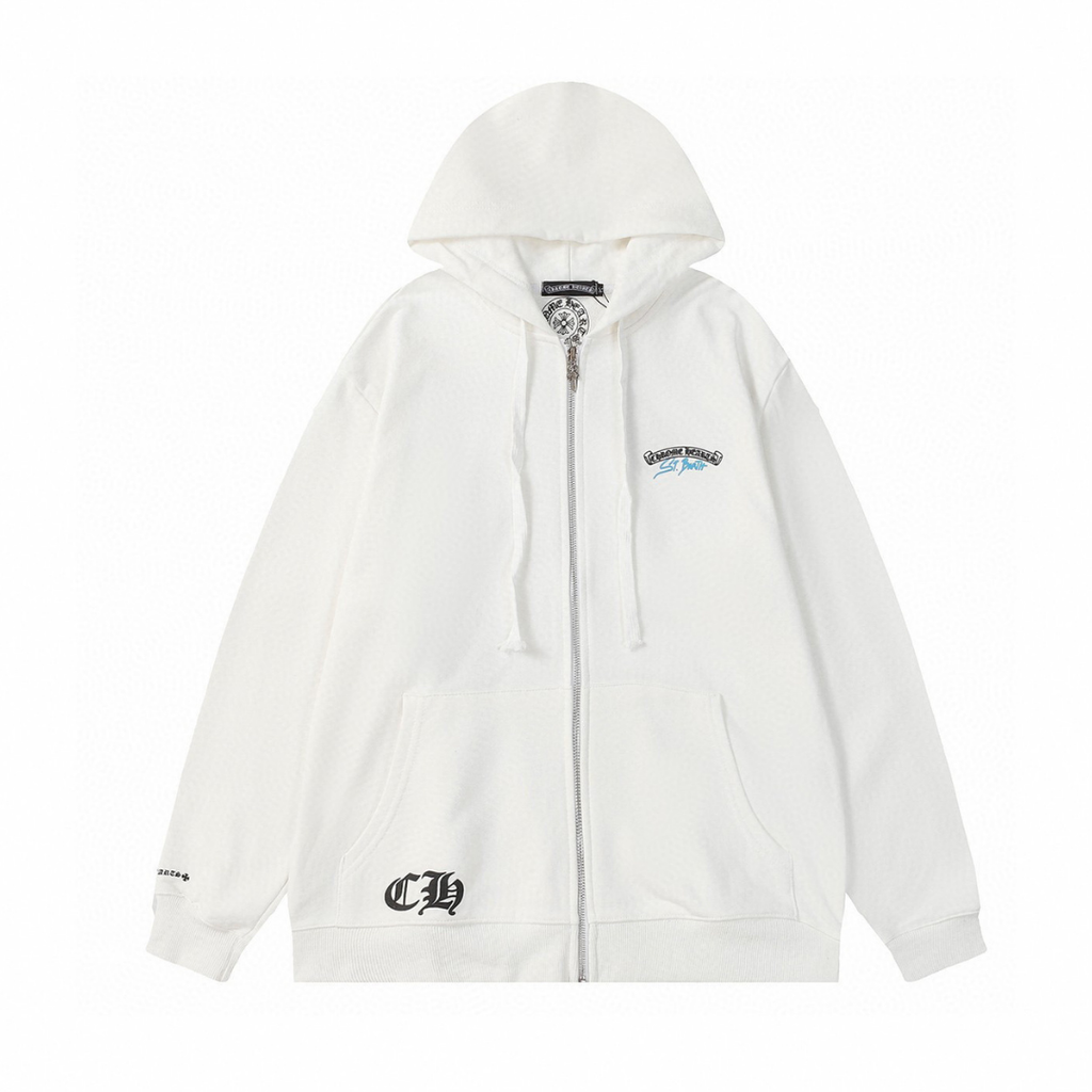 Chrome Zip Hoodie
