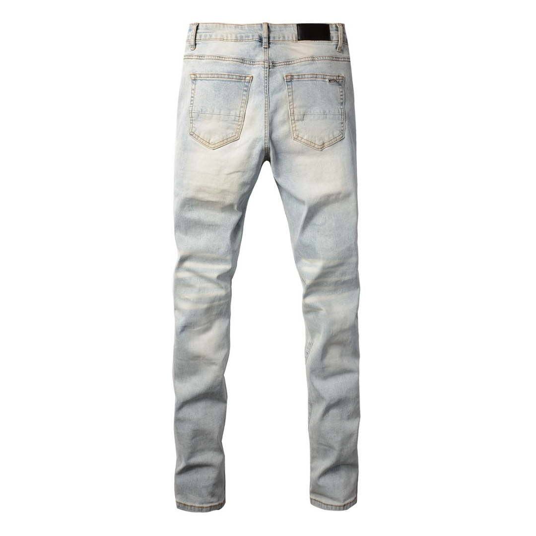 Amr Logo Blue Jeans