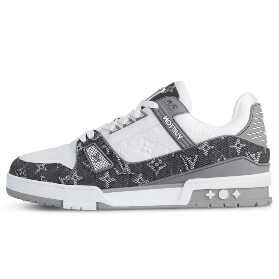 Monogram White Grey