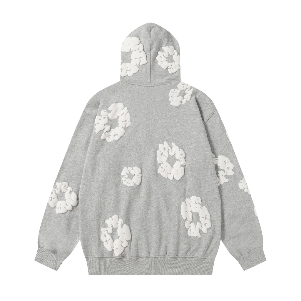 Denim Trs Zip Hoodie
