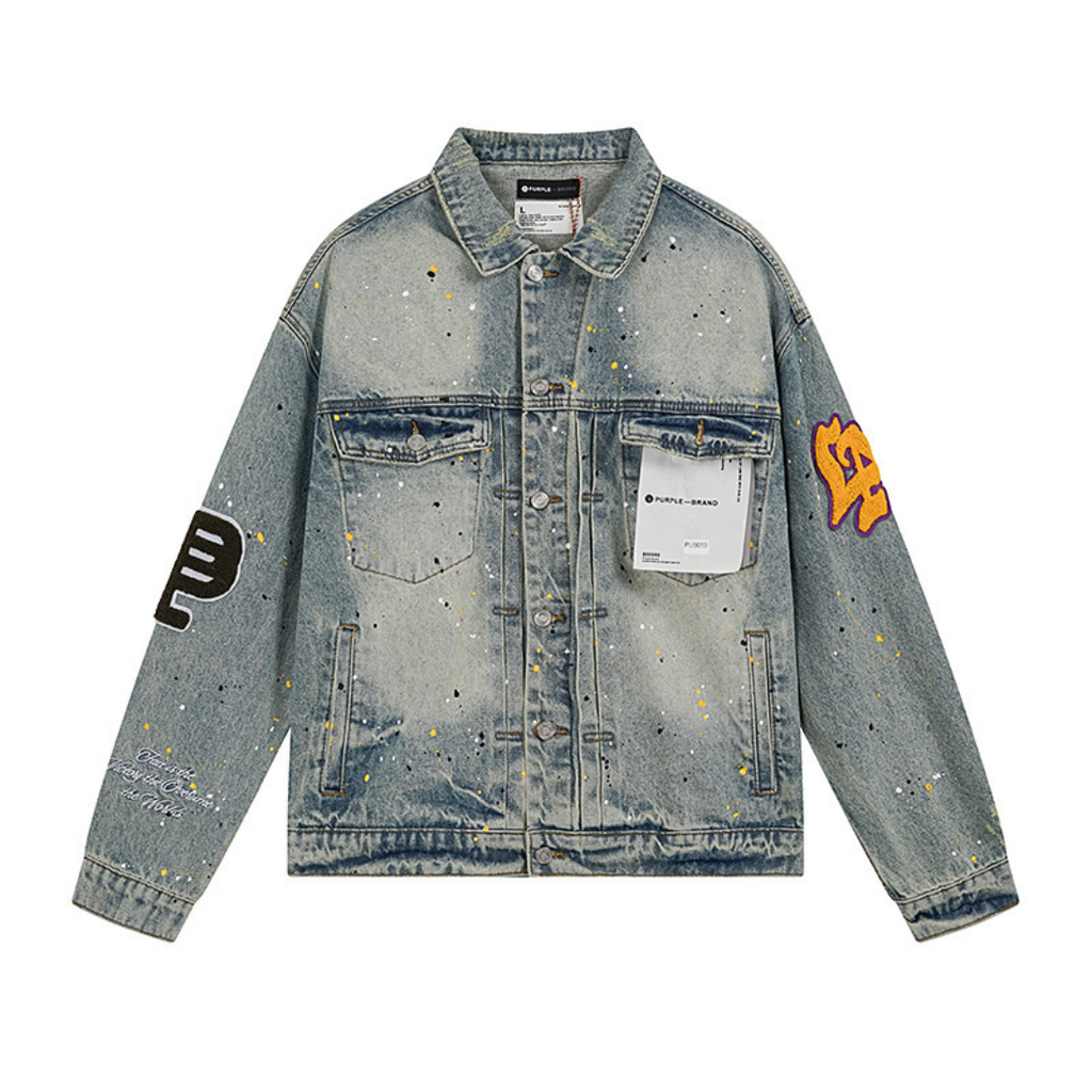 Purple Denim Jacket