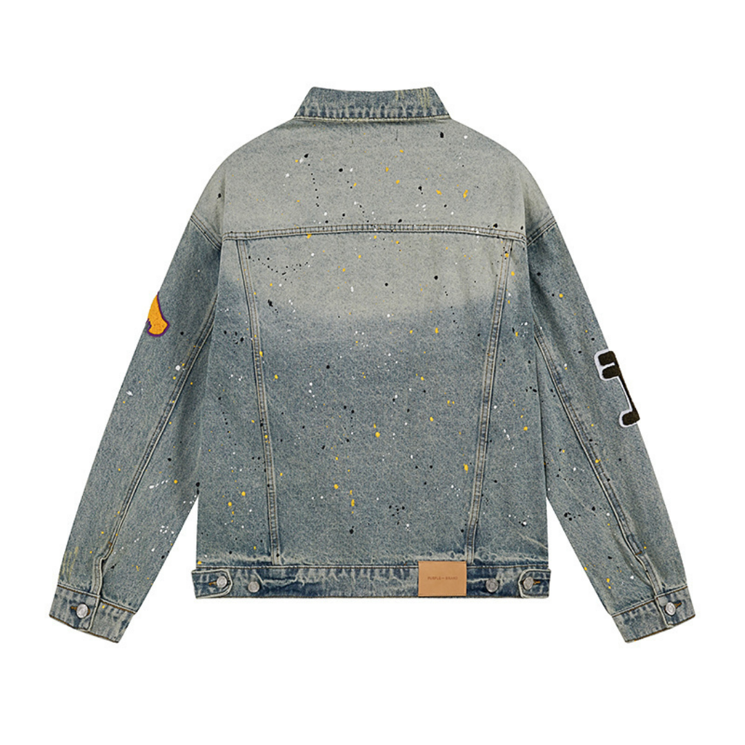 Purple Denim Jacket