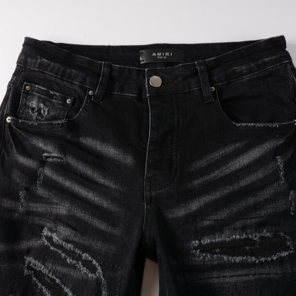 Amr M.A Bar Black Jeans