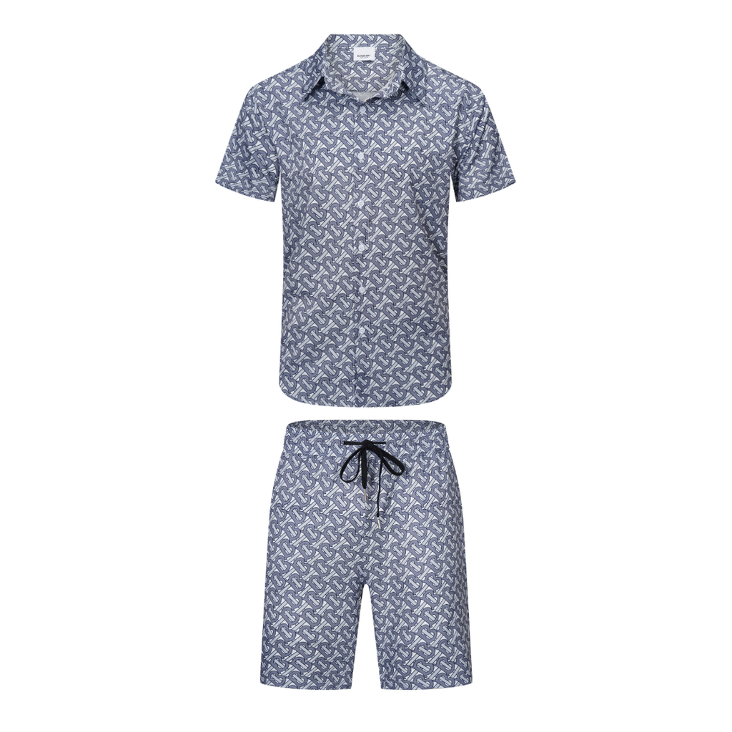Monogram Short Set