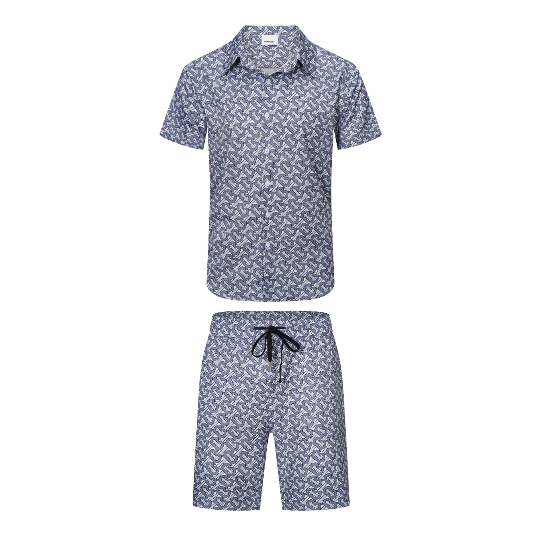 Monogram Short Set