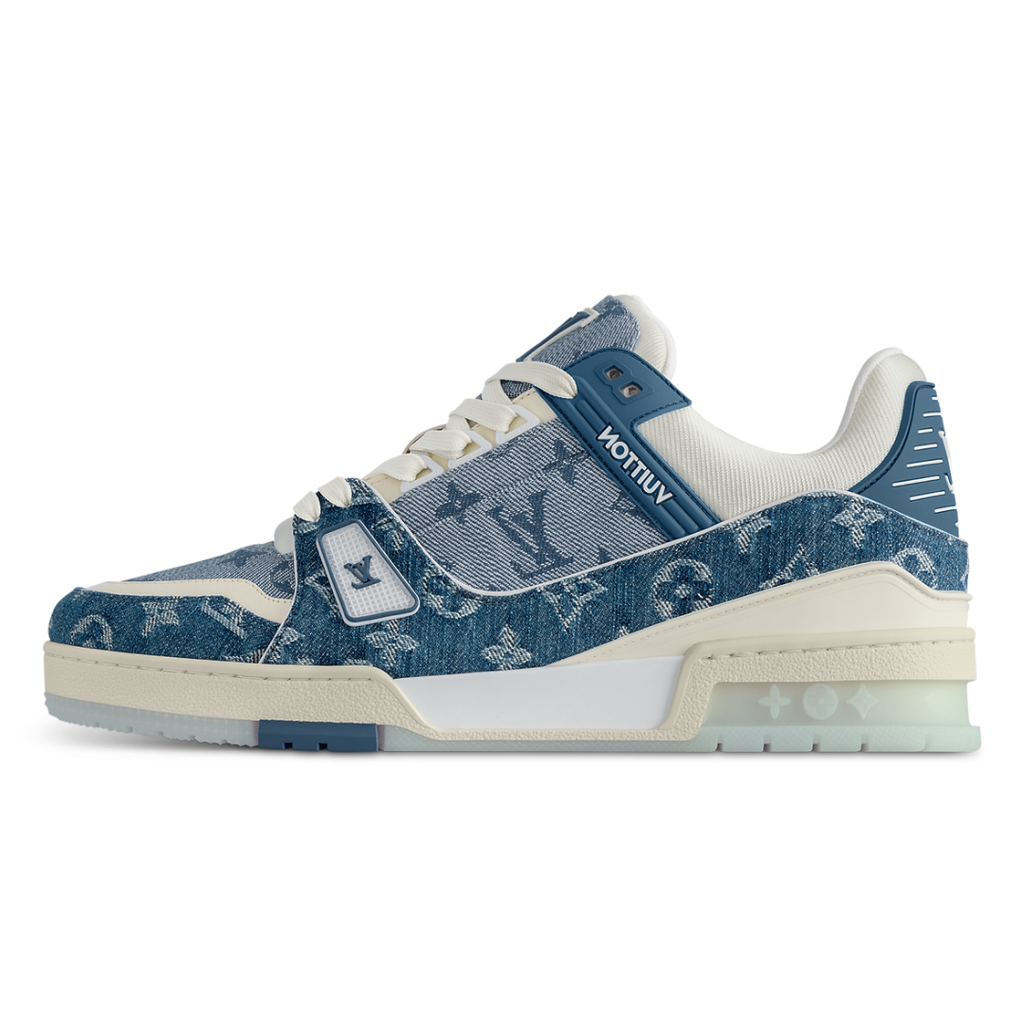 Monogram Denim Blue Trainer
