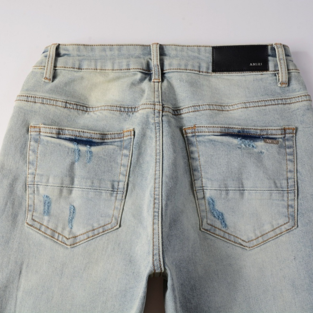 Amr Gradient Camo Jeans