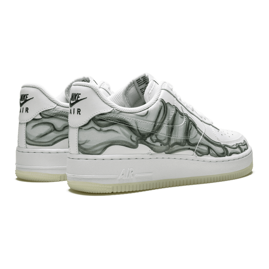 AF1 'Skeleton' White