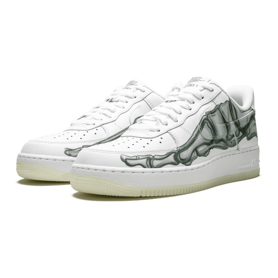 AF1 'Skeleton' White