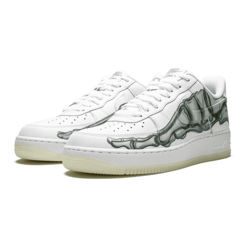 AF1 'Skeleton' White
