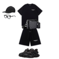 Outfit BB + Bag + Cap + Sunglasses + Sneakers