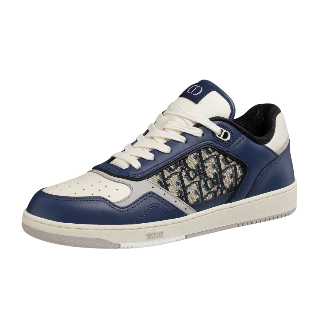 B27 Monogram Navy White