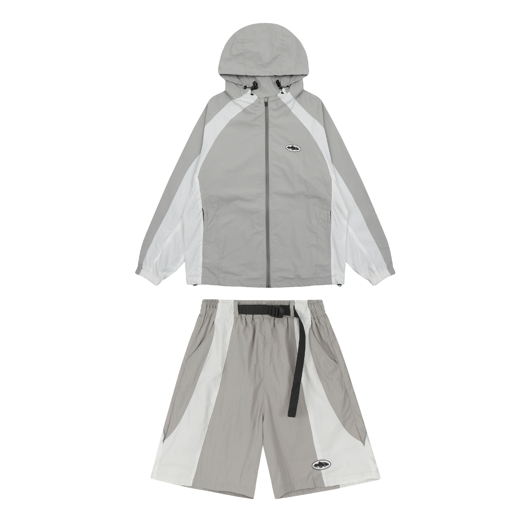 Grey Windbreaker