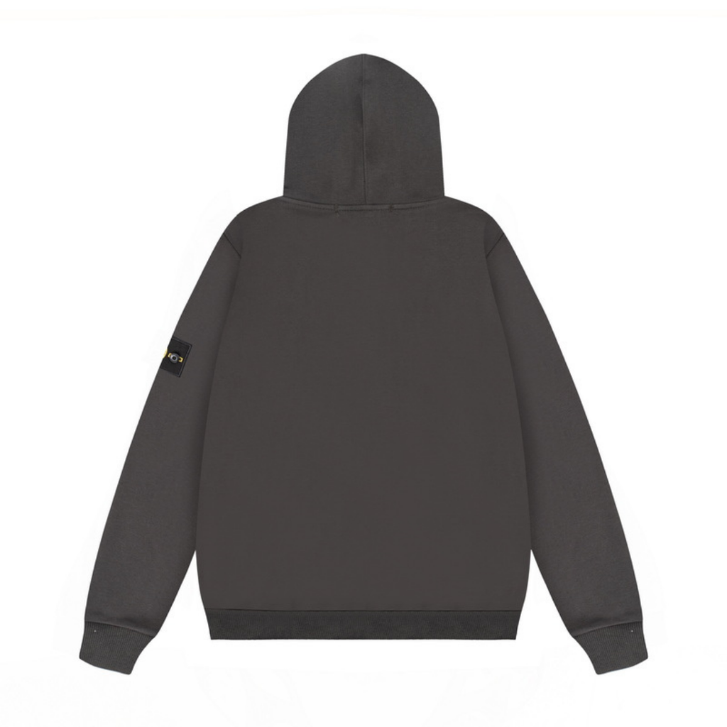 Monogram Zip Hoodie