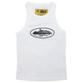 Alcatraz White Tank Top